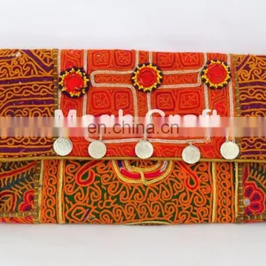 Vintage Tribal Banjara Clutch Boho Kutch Tribal Clutch Ethnic Tribal Coin Clutch thumbnail-3