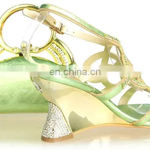 2014 Latest Desgn Matching Green Shoes and Bags thumbnail-1