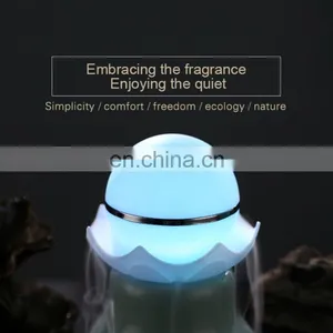 4W USB Charging Night Luminescent Pearl Ultrasonic Aromatherapy Humidifier With LED Colorful Light for Home / Office thumbnail-6