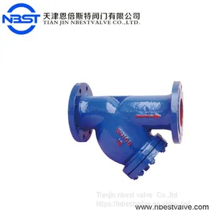 DN100 PN16 Stainless Steel Y Type Strainer With Flanges Y Type Filter thumbnail-2