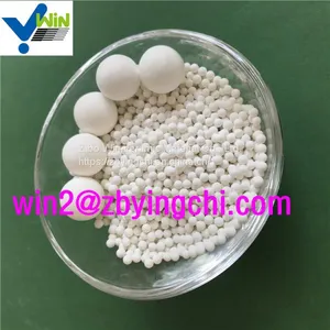 Aluminium Oxide Ceramic Catalyst Support Padding Pellets for Packing Tower thumbnail-2