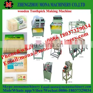 Machine Manufacturers Automatic Complete Sets Wooden Bamboo Bbq Sticks Making Machine Skewer Making Machine thumbnail-1