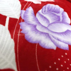 Enviromental Printing Raschel Manta 100% Polyester Mink Blanket for Sale thumbnail-2