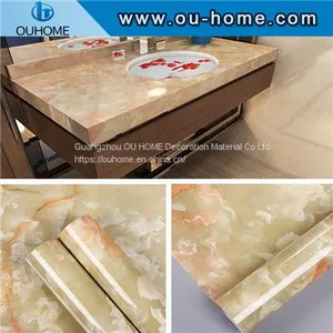 PVC Waterproof and Oilproof Wall Stickers Kitchen Living Room Wall Renovation Stickers thumbnail-1