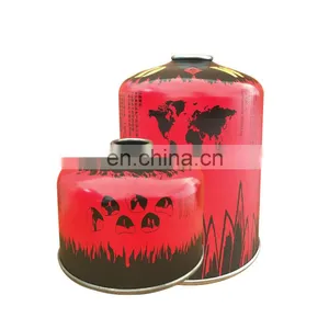 China Screw Valve Butane Gas Cartridge 450g and Tin Aerosol Can 450g thumbnail-5