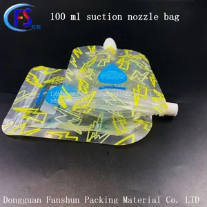 Transparent Bone Strip Sealing Nozzle Bag Juice Drink Sealing Bag 100ml Liquid Sealing Nozzle Bag thumbnail-2