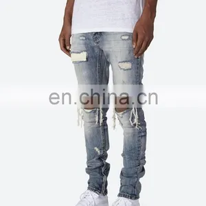 DiZNEW Custom 100% Cotton Jeans Trousers Men's Jeans Pants Crush Jeans thumbnail-4