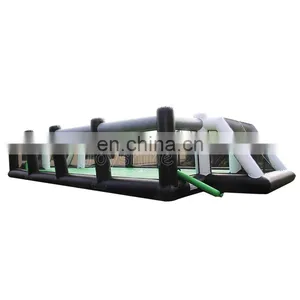 Indoor Outdoor Inflatable Football Pitch Soccer Field Sports Game Playground For Sale thumbnail-1