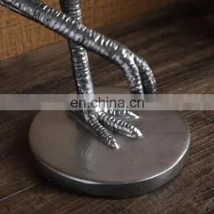 Creative Red-crowned Crane Animal Shape Custom Logo Resin Vintage Table Lamps for Office thumbnail-7
