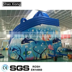 Cheap Commercial Grade Backyard Double Slide Pool Inflatable Water Slide Slides for Adults thumbnail-4
