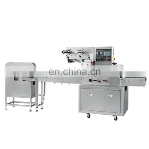 Automatic Fresh Fruit and Vegetable Cling Film Food Tray Packing Packaging Wrapping Machine thumbnail-1