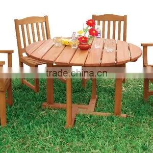 BISTRO SET - Garden Hotel Furniture - Wooden Furniture -solid Wood Furniture thumbnail-1