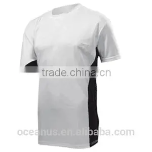 100% Poly Knit Mens S/S Color Block T Shirts thumbnail-5