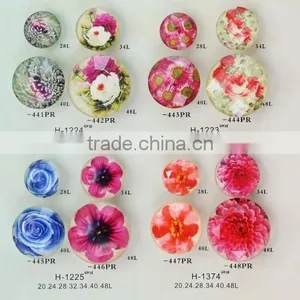 Factory Price Colorful Silk-screen Finish Women Coats Button thumbnail-1