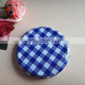 Blue Colour Metal Screw Cap With White Knots thumbnail-1