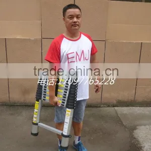 Telescopic Ladder 3.8m (EN131/SGS,CE/EN131)(We Also Have 3.8m,3.2m,2.9m,2.6m,2.0m) thumbnail-2