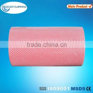 Diamond Printed Viscose Polyester Nonwoven Spunlace Fabric thumbnail-3