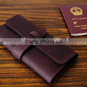 Guangzhou Fashion Hand-made Classical Wallet Long Vertical Wallets for Men Multi-functional Leather Wallet thumbnail-5