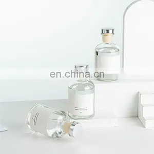 Customized With Gold Foil Box Flower Rattan Sticks 150ml Oil Refills Private Label Reed Diffuser thumbnail-2