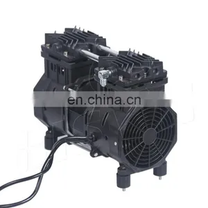 Bison China 62dB 1400RPM Dual Low Noise 1Hp Oil Free Silent Air Compressor Pump thumbnail-1