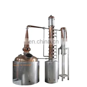 Shanghai Factory Copper Alcohol Distillation Modular Moonshine Pot Wine Still Reflux Column for Whisky Equipment Distiller thumbnail-1