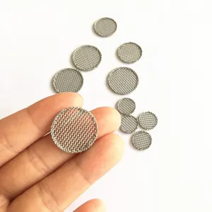Customized Shape 304 Stainless Steel Woven Mesh Screen Filter Disc For Liquid Filtration thumbnail-5