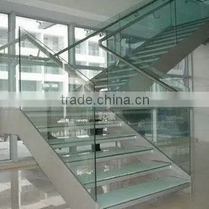Glass Stairs, Indoor Glass Stair Railings thumbnail-1