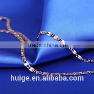 2015 China Wholesale Chain Gold Jewellery Long Fashion Chain & Coffee Gold Plated Link Chain thumbnail-4
