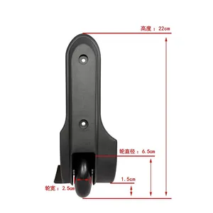 Factory Wholesale Luggage and Toolbox Wheels, Made PP PU Material Customizable Colors. thumbnail-3