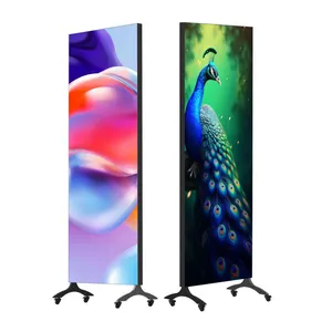 LED Full Color Wifi Control Poster Led Display P1.875 P2.5 Poster Stand Customized OEM Outdoor Video Led thumbnail-1