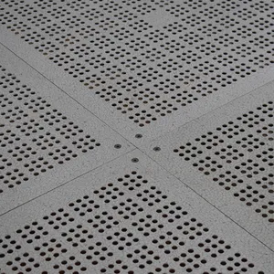 Aluminum Alloy Anti-Static Ventilated Floor Panel 600x600x55mm for Cleanroom Raised Access Floor System ( Uniform Load 1800kg) thumbnail-4