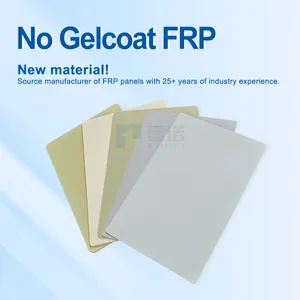 High Quality FRP Panel Fiberglass Gravel Pattern Sheet Roll Factory-Moulded RV VAN Cargo Trainer Van Body No Gelcoat FRP Panel thumbnail-2