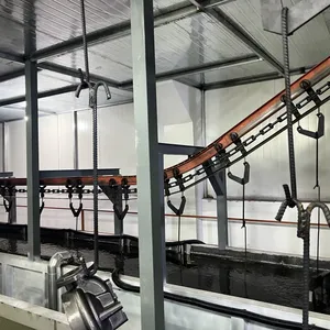 Cost Effective Electrophoretic Coating Line Water Pump Metal Components Coating System thumbnail-1