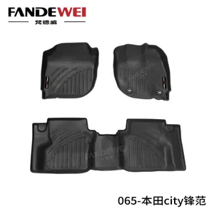 Use for HONDA CITY/Jazz 3D Auto Carpet Car Floor Mat Luxury Carpet Easy to Clean Anti-slip Makers Custom All Weather Zero Formaldehyde Waterproof thumbnail-2