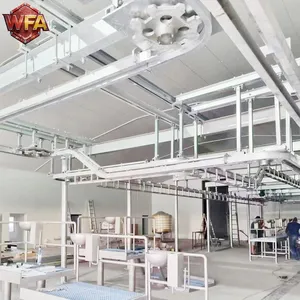 Sheep Carcass Meat Rail System Stainless Steel Goat Slaughter Conveyor Line High Productivity Mutton Meat Processing Factory thumbnail-3