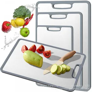 Glass Cutting Board With Non-Slip Edges And Hanging Holes thumbnail-2