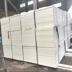 High Quality Fireproof Rock Wool Sandwich Panel Thermal Insulation Wall Roof Board For Industrial Building Project CE Approved Sandwich Panel thumbnail-2
