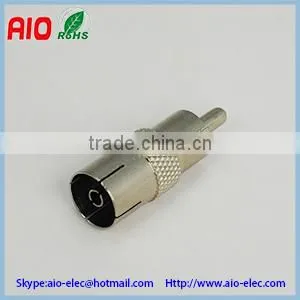 9.5MM TV PAL Femal to RCA Male Adaptor Connector thumbnail-1
