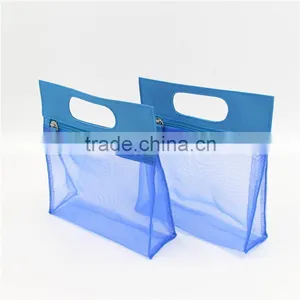 Net Yarn Transparent Make-up Bag Multi-purpose Large Capacity Cosmetic Wash Pouch Vanity Cases thumbnail-2