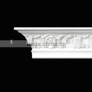 Manufacturers New Design Ceiling Decoration Interior PU Cornice, pu Moulding thumbnail-1