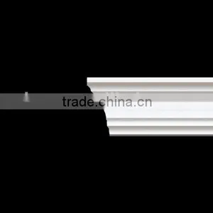 European Style Decorative Material PU Plain Cornice,PU Moulding thumbnail-1