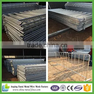 Hot Dipped Galvanized Steel Traffic Crowd Contral Barriers thumbnail-2