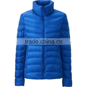 Blue Down Jacket Wholesale Winter Women Jacket Custom thumbnail-1