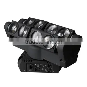 High Power Stage Flash Light Variable Strobe Speeds RGBW 8*10W Led Stage Lighting Effect Led Moving Beam Spider Light thumbnail-2