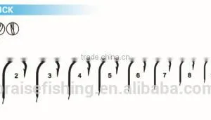 Brown Paint High Carbon Steel Hooks Fishing Wholesale Fishing Hook thumbnail-1