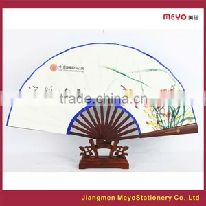 2015 Sales Advertising Gift Customized Bamboo Folding Hand Fan thumbnail-2