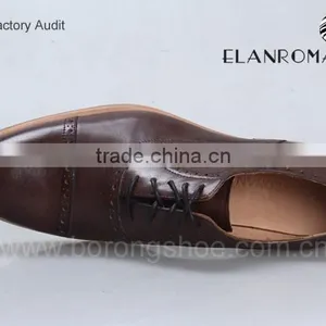 Hot Sale Mens Brogue Shoes Italian Mens Leather Shoes With Leather Sole thumbnail-5