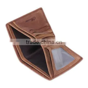 Stylish Men Dual Genuine Leather Flip-up Driving License Clutch Holder thumbnail-3