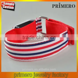 Wholesale FPC LED Flashing Reflective Webbing DIY For Bicycle Riding Sport Bangle thumbnail-1