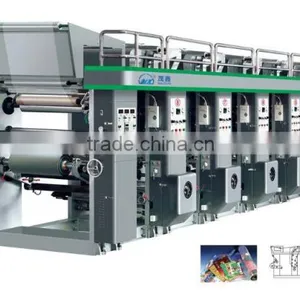 Semi-full Automatic Eight Colour Gravure Plastic Film Printing Machine thumbnail-1